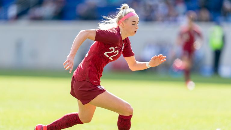 Chloe Kelly's excellent club form saw her called-up for England's SheBelieves Cup campaign in March