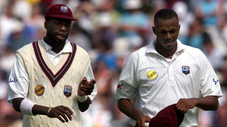 Curtly Ambrose and Courtney Walsh