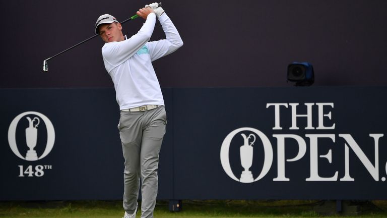 Curtis Knipes played The Open at Royal Portrush last year