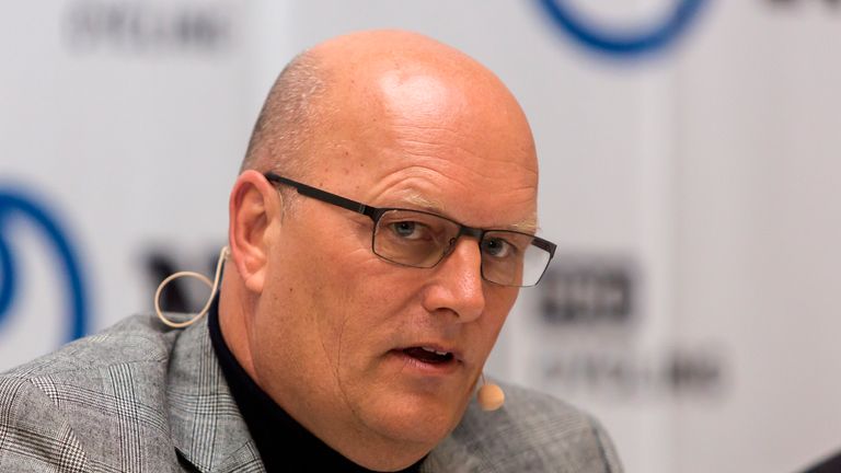 Bjarne Riis is the team manager of NTT Pro Cycling