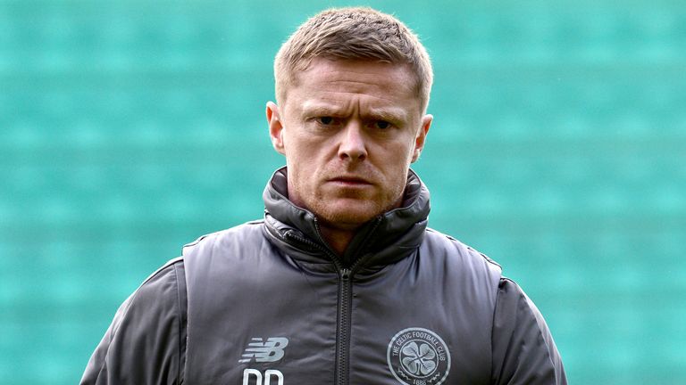 Celtic first team coach Damien Duff