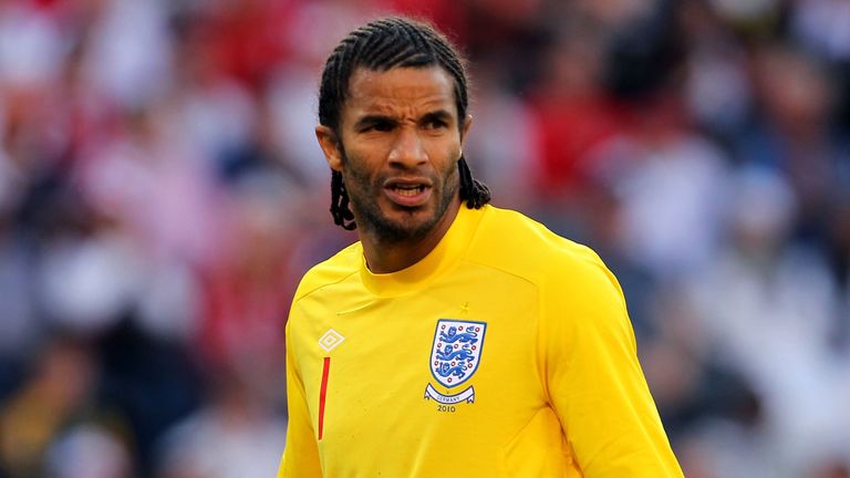 David James during the 2010 FIFA World Cup South Africa Round of Sixteen match between Germany and England at Free State Stadium on June 27, 2010 in Bloemfontein, South Africa.