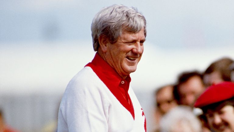 Doug Sanders narrowly missed out at the 1970s Open, missing a putt for victory from three feet away