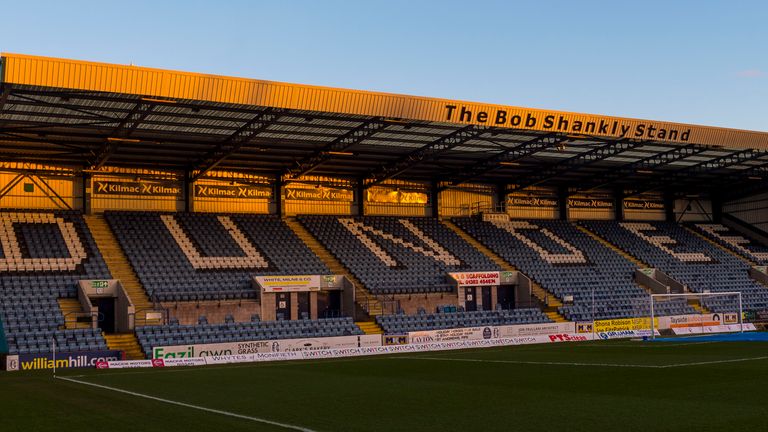 A general view of Dens Park ahead of the Ladbrokes Championship match between Dundee and Alloa Athletic at Dens Park on March 03, 2020, in Dundee, Scotland