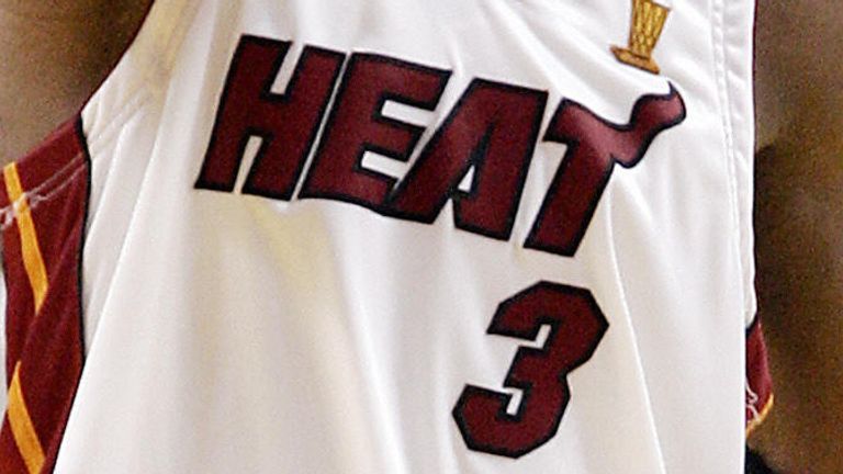 Dwyane Wade&#39;s iconic No 3 Miami Heat jersey