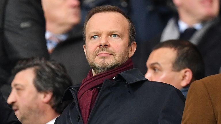 Manchester United's executive vice-chairman Ed Woodward