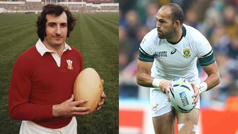 Miles Harrison's picks for scrum-half in his Rugby Fantasy Land are Gareth Edwards and Fourie du Preez