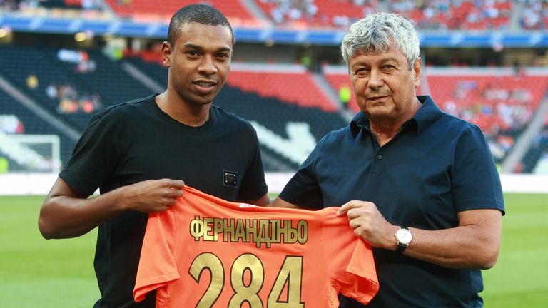Fernandinho spent eight years with Shakhtar Donetsk
