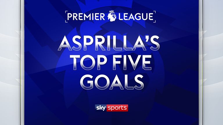 Take a look back at Faustino Asprilla&#39;s top five Premier League goals from his days with Newcastle.