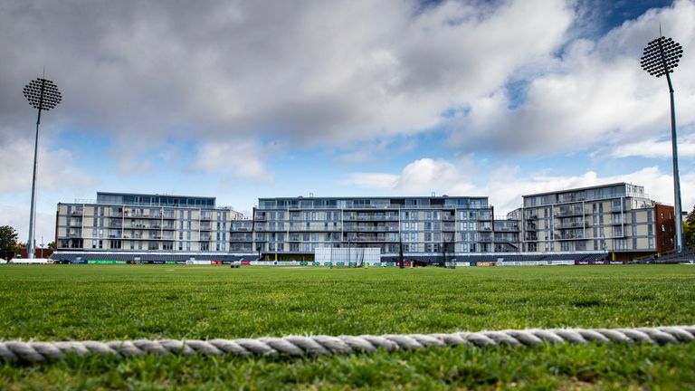 BRISTOL, ENGLAND - SEPTEMBER 25: A general view of the ground during the Specsavers County Championship Division Two match between Gloucestershire and Northamptonshire at Bristol County Ground on September 25, 2019 in Bristol, England. (Photo by Andy Kearns/Getty Images)