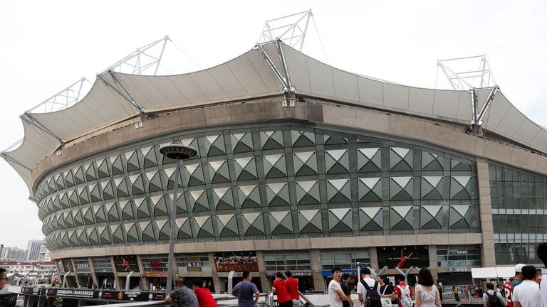 Shanghai's Hongkou Stadium has not seen football for four months