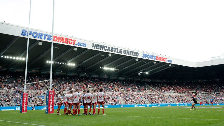 Picture by John Clifton/SWpix.com - 20/05/2018 - Rugby League - Dacia Magic Weekend - St. James' Park, Newcastle, England -.The Brief