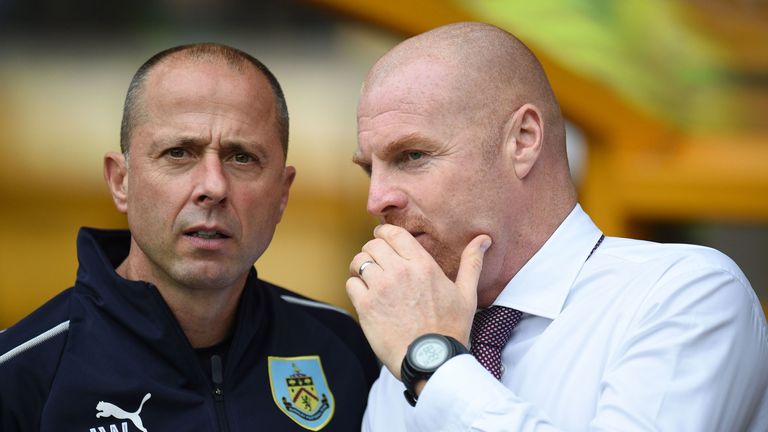 Ian Woan and Sean Dyche discuss plans for Burnley