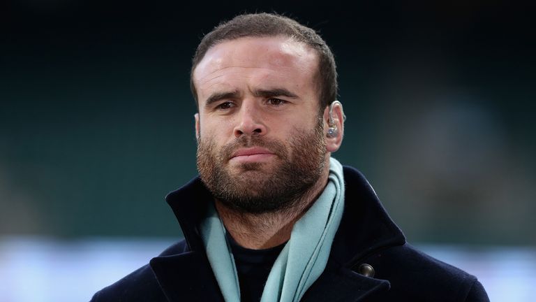 Jamie Roberts, the Wales centre, looks on during the Varsity match between Oxford University and Cambridge University at Twickenham Stadium on December 7, 2017 in London, England.