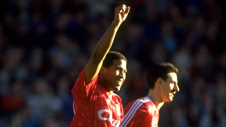 John Barnes and Ian Rush clinched Liverpool's 18th - and last- league title back in 1990