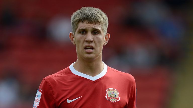 John Stones during the Pre Season Friendly between Barnsley and West Bromwich Albion at Oakwell Stadium on July 28, 2012 in Barnsley, England.