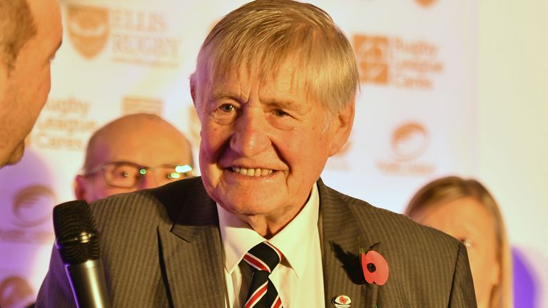 Picture by Simon Wilkinson/SWpix.com - 07/11/2018 - Rugby league Hall of Fame and Golden Boot Dinner, Elland Road, Leeds
Johnny Whiteley Hall of Fame