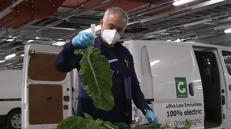 Mourinho has been delivering vegetables for those in-need in Tottenham's local community