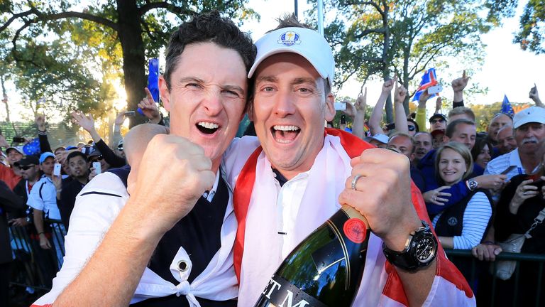 the Singles Matches for The 39th Ryder Cup at Medinah Country Club on September 30, 2012 in Medinah, Illinois.