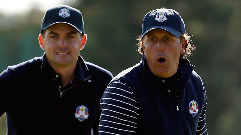 during day two of the Morning Foursome Matches for The 39th Ryder Cup at Medinah Country Club on September 29, 2012 in Medinah, Illinois.