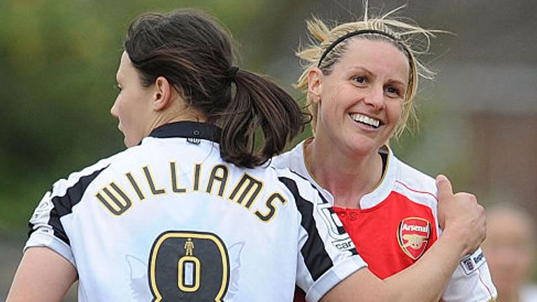 Kelly Smith spent half her career at Arsenal and the other half in the USA