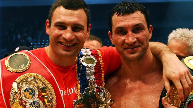 The Klitschko brothers held every major heavyweight belt