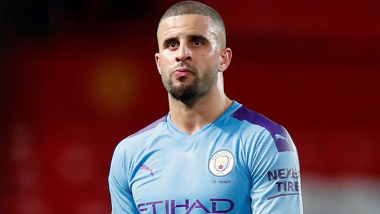 Manchester City's Kyle Walker held a party at his home last week despite the coronavirus lockdown