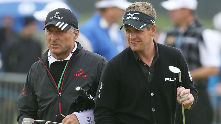 during the first practice round prior to the start of the 141st Open Championship at Royal Lytham & St Annes on July 16, 2012 in Lytham St Annes, England.