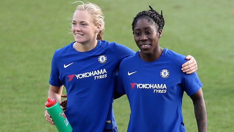 Eriksson y Asante han sido parte de una defensa del Chelsea que ha concedido solo 11 goles en la WSL esta temporada.