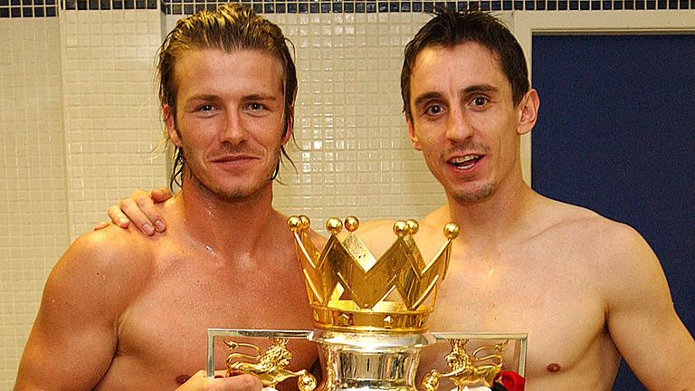 Neville: "I'm always talking, always arguing and he (Beckham) was the complete opposite of that."