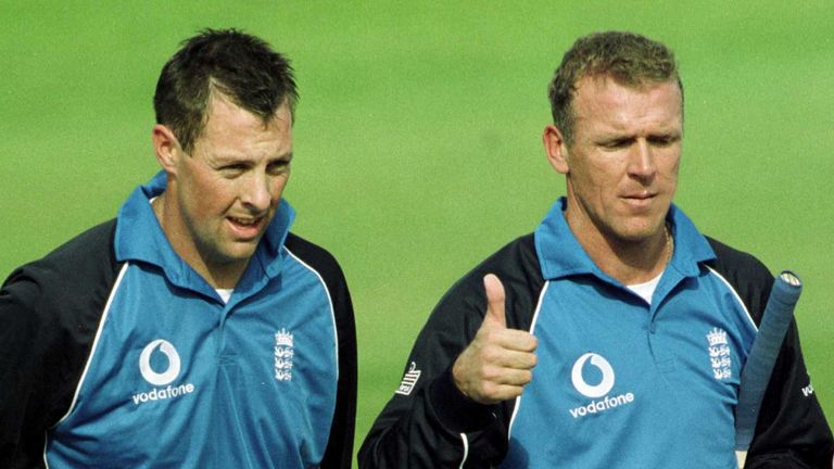 Marcus Trescothick and Alec Stewart