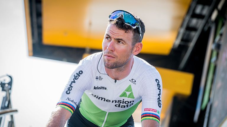 Mark Cavendish of team Dimention Data during the stage 01 of the Tour de France 2018 on July 7, 2018 