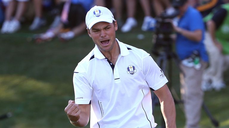 Kaymer's putt for the win was eerily similar to Bernhard Langer's in 1991