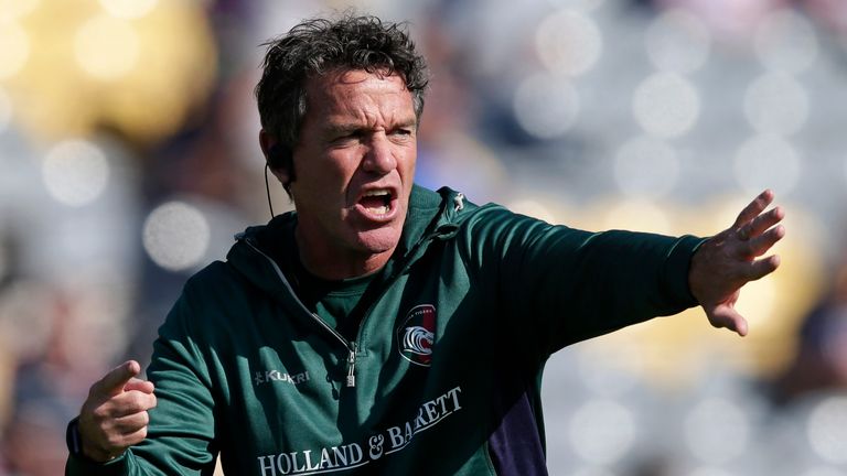 WORCESTER, ENGLAND - SEPTEMBER 21: Mike Ford of Leicester Tigers before the Premiership Rugby Cup First Round match between Worcester Warriors and Leicester Tigers at Sixways Stadium on September 21, 2019 in Worcester, England. (Photo by Henry Browne/Getty Images)