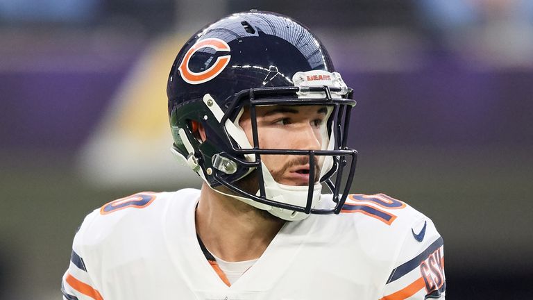 Mitchell Trubisky tuvo problemas en su tercer año con los Chicago Bears