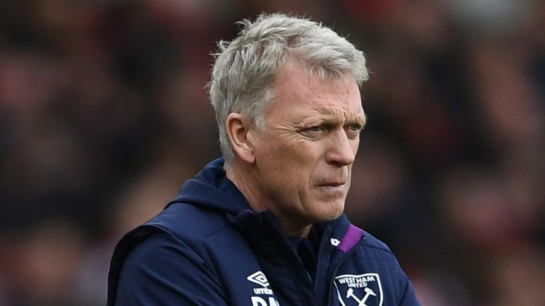 David Moyes has lost eight of his 13 games in charge of West Ham this year