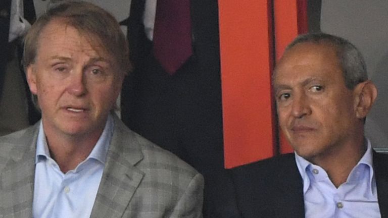 Aston Villa owners Wes Edens and Nassef Sawiris