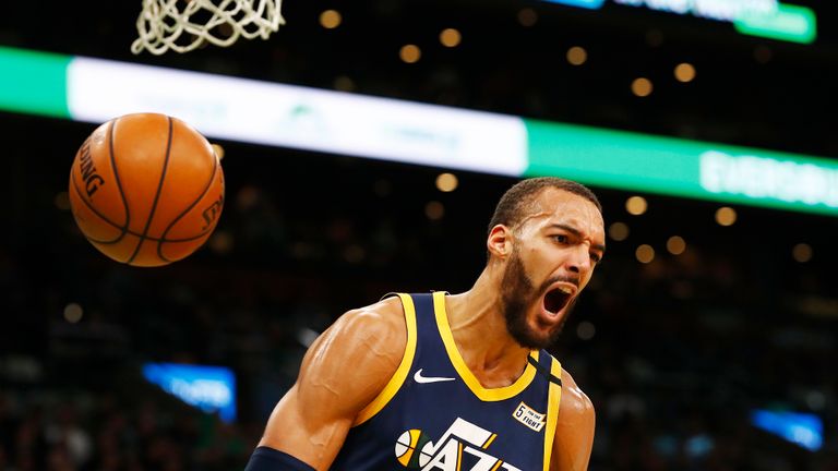 Check out Rudy Gobert&#39;s best plays from the NBA this season.