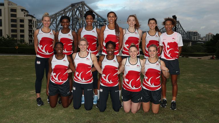 Team England ahead of the 2018 Commonwealth Games in Australia