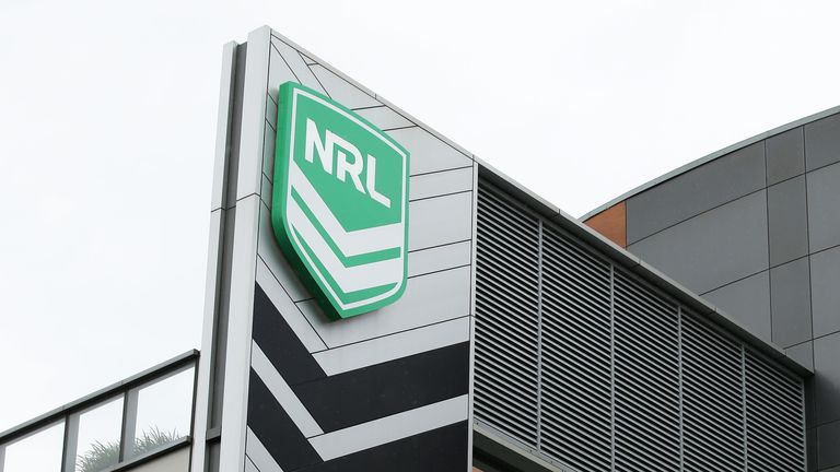 SYDNEY, AUSTRALIA - APRIL 02: A general view of NRL headquarters next to the Sydney Football Stadium redevelopment site on April 02, 2020 in Sydney, Australia. Sport and events held at the stadium continue to be postponed and cancelled under current Coronavirus related restrictions in place across the State. (Photo by Matt King/Getty Images)