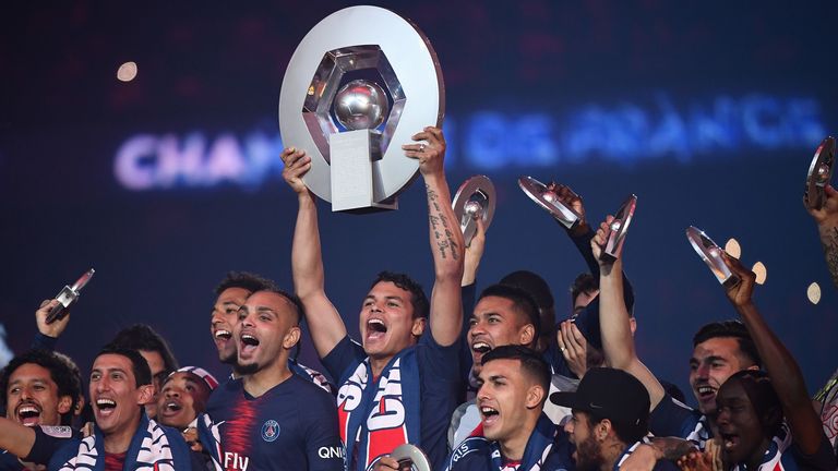 PSG have been handed their seventh league title in eight years