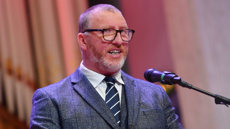 Picture by Simon Wilkinson/SWpix.com 13/01/2020 - Rugby Football League RFL Betfred Championship Season Launch 2020 Huddersfield Town Hall, Huddersfield. Ralph Rimmer