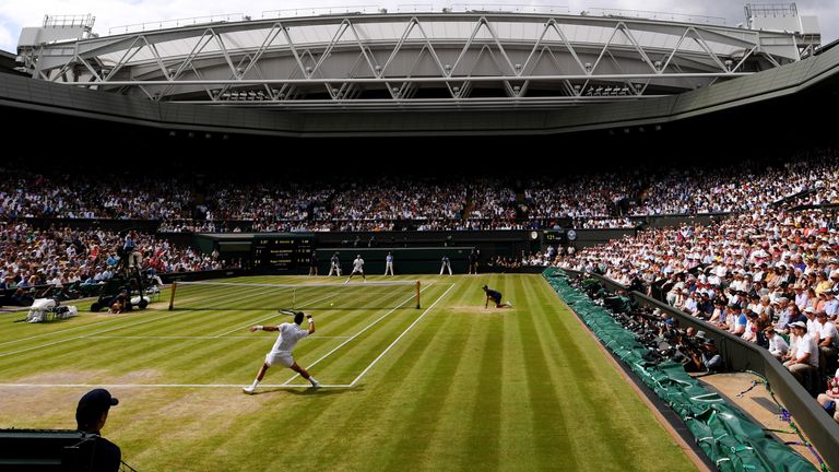 Este año, Wimbledon fue cancelado debido a la pandemia de coronavirus