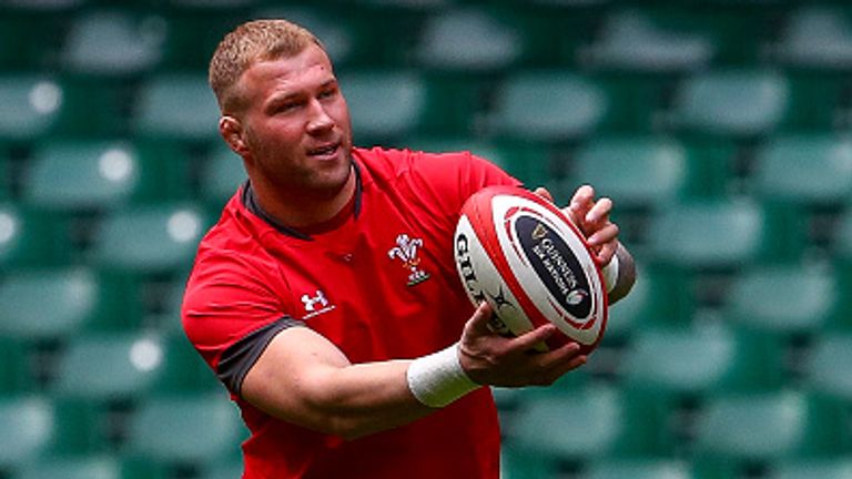 Wales' flanker Ross Moriarty