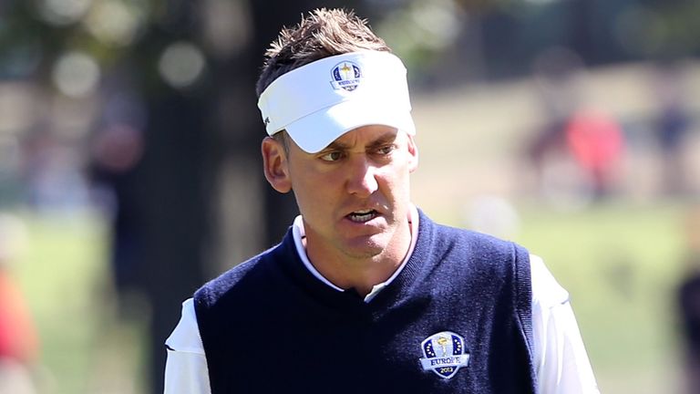 Ian Poulter made it four wins out of four and enjoyed a slice of good fortune at the last