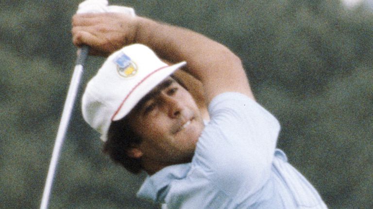 Seve Ballesteros made eight appearances for Team Europe, before captaining the side in 1997