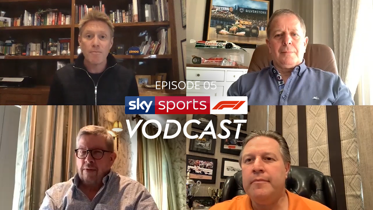 F1 chief Ross Brawn and McLaren boss Zak Brown join Martin Brundle and Simon Lazenby for a bumper episode of the Sky F1 Vodcast, chatting when, and how, the 2020 season could start, teams' finances, and much more