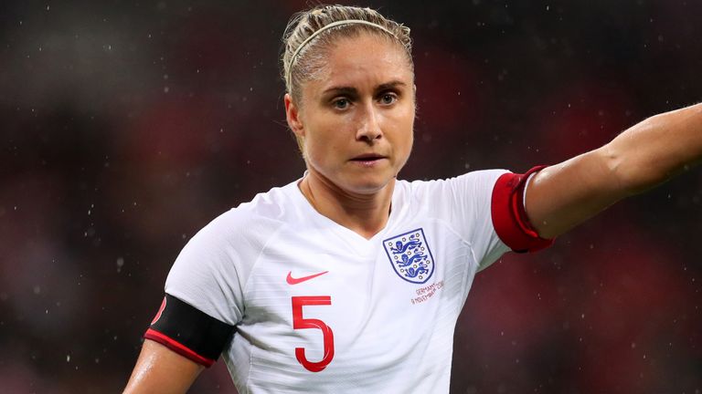 LONDON, ENGLAND - NOVEMBER 09:  during the International Friendly between England Women and Germany Women at Wembley Stadium on November 9, 2019 in London, England. (Photo by Catherine Ivill/Getty Images)