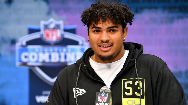 Wirfs ran an impressive 4.85 in the 40-yard dash at the Scouting Combine