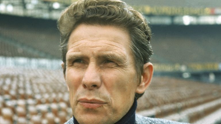 Dutch football coach Wiel Coerver pictured in 1972